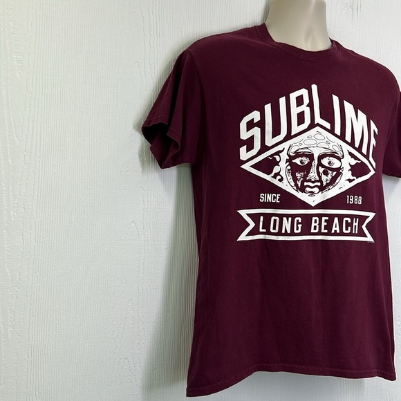 420 - Sublime Long Beach Music Graphic Short Sleeve T Shirt Size Medium - Picture 3 of 7